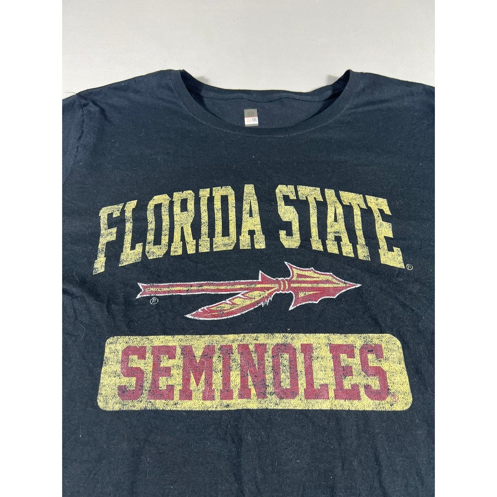 Florida State Seminoles FSU Graphic T-Shirt Black Womens 3XL NCAA Collegiate - Picture 6 of 9